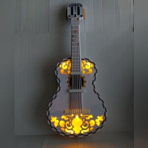 Disney Pixar Coco Miguel Interactive Toy Guitar Lights & Sound 2017 Tested/Works